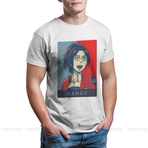 Hange Zoe Retro Style TShirt Attack On Titan Snk Levi Eren Anime Comfortable Creative Graphic T Shirt Short Sleeve Ofertas