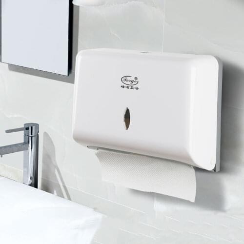 Paper Towel Dispenser Wall Mounted Waterproof Paper Towel Holder Punch-free Toilet Paper Storage Box Bathroom Kitchen Tissue Box
