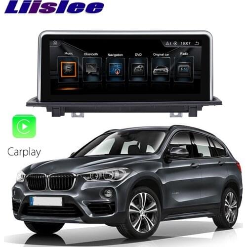 LiisLee 10 inch Car Multimedia GPS Audio Hi-Fi Radio Stereo For BMW X1 F48 2016~2018 Original NBT Style Navigation NAVI