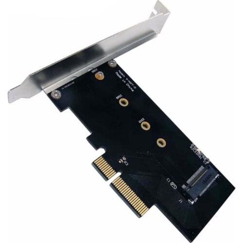 PCI-E 3.0x4 Pista Anfitriao Conversor Adaptador de Cartao PCI Express SSD M.2 NGFF M Chave para Nvme