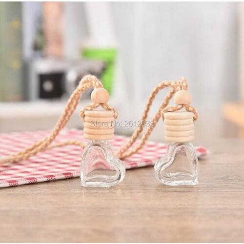 Empty bottle Exquisite glass bottle car pendant Automobile styling decoration Automotive rear view mirror perfume F2017510