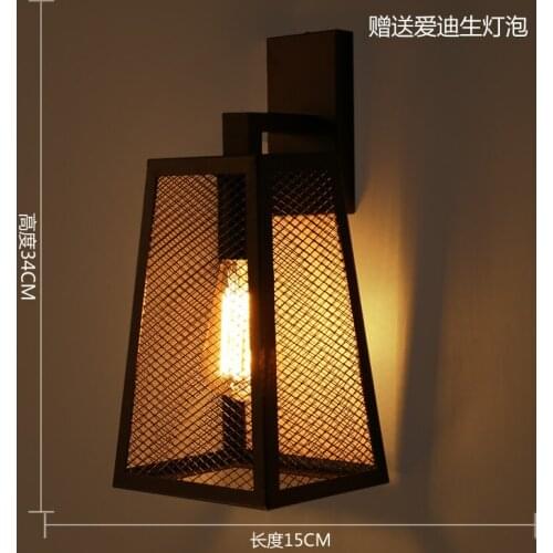 Retro Loft Edison Wall Lamp Bedroom Wall Lights For Home Up Down Rustic Industrial Wall Sconce lamparas de pared
