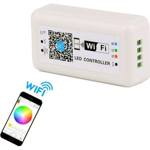 RGB Wifi Led strip controller Smart home 12V-24V 3 channel remote control by iphone Android phone