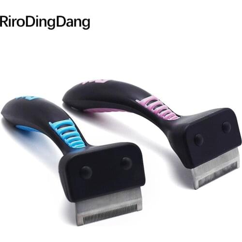 Pet Hair Remover Brush Cat Dog Fur Away Grooming Comb Hair Removal Dog Brush Tool Accesorios para gato cepillo gato peine perro