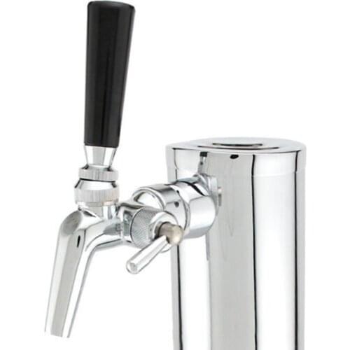 Standard 304 Stainless Steel Beer Faucet Draft Beer Keg Tap Forward Sealing Dispensing Tap Commercial and Household Use