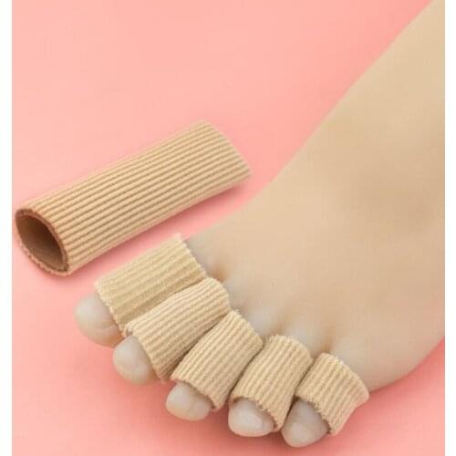 Fiber Silicone Toe Separator Protector Sleeve Pedicure Orthopedic Toe Cover Foot Care Tools Beauty Toe Separators Supplies