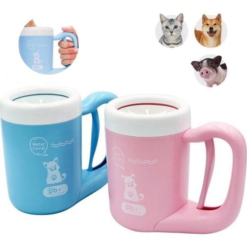 High Quality Pet Dog Paw Cleaner Cup 360°Soft Silicone Automatic Cat Paw Washing Tool Small Medium Big Dogs Paw Wash Cleaner