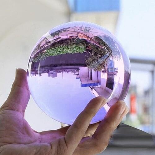 Top Quality 50mm Asian Rare Quartz Crystal Purple Glass Sphere Home Decor Obsidian Ball Natural Feng shui Magic Healing Crafts