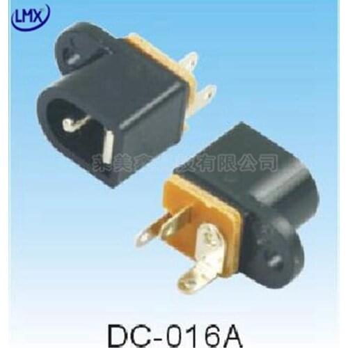 30PCS/LOT DC-016A core= 2.0mm / 2.5mm power outlet charging socket Power Interface DC016A Jack inner core
