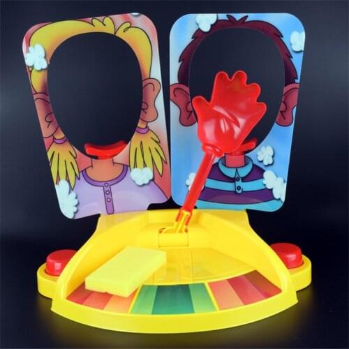 1PC One People Or Double Person Pie Cake To Face Family Funny Game Gags Anti Stress Toy for Child Showdown Challenge Prank Jokes