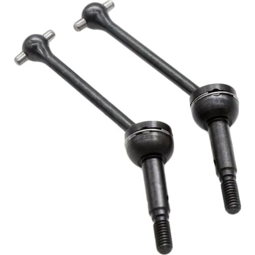 2x RC Car Metal Universal Drive Shaft Dog Bone CVD Parts Set Fit for PTG-2 1/10 RC Racing Car Hobby Model Upgrade Parts