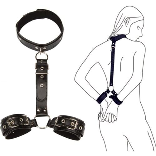 Erotic Sex Toys Games For Couples Woman Sexy Lingerie Handcuffs Collar For Sex Adult Bdsm Bondage Rope Exotic Accessories