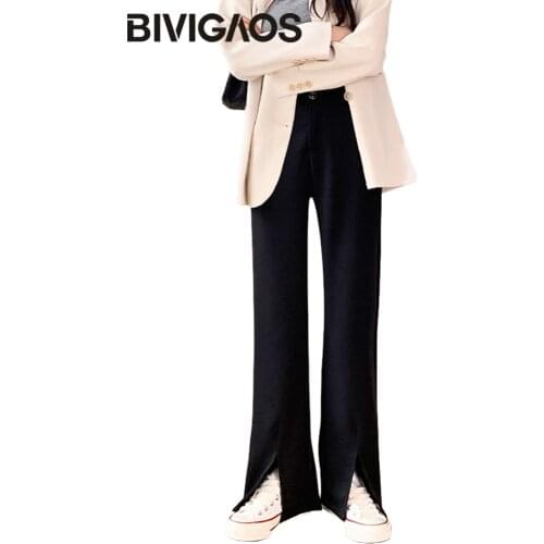 BIVIGAOS Women's Flared Trousers