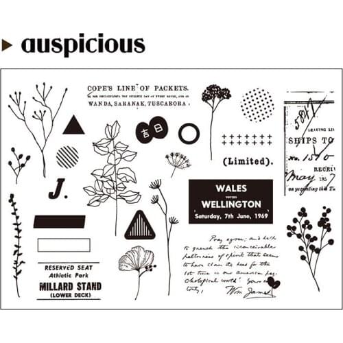 Auspicious Transparent Clear Stamps for D Clear Stamp Or stamp for DIY Scrapbooking Kids Fun Decoration Supplies A542