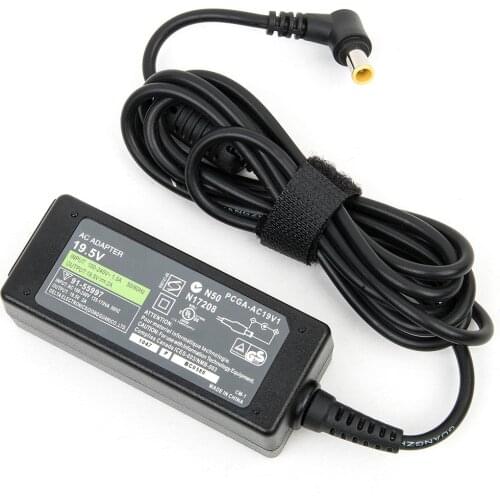 19.5V 2A 40W AC Laptop Adapter Charger Power Supply For Sony VGP-AC19V39 VGP-AC19V40 VGP-AC19V47 VGP-AC19V57 PA-1400-06SN