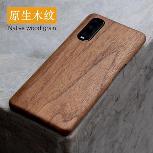 Oppo Find X2 Pro wooden Case Cover Hard Anti-Scratch Luxury Classical Oppo Findx2 Find X2 Pro Wood Bamboo Grain Back Cover Case
