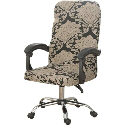 Elastic Office Lift Computer Chair Cover Modern Anti-dirty Boss Rotating Chair Seat Case Removable Slipcovers Armchair Work Seat