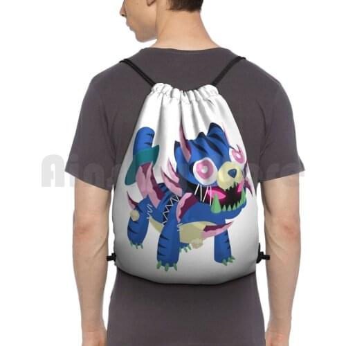 Frightfur Sabre-Tooth-Yu-Gi-Oh! Backpack Drawstring Bag Riding Climbing Gym Bag Ygo Yugioh Fluffal Bear Sora Tcg Games Nerd