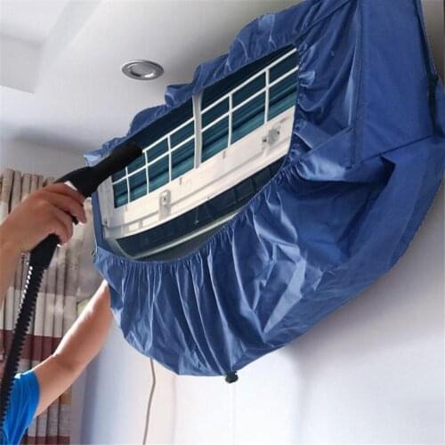 Hot!Air Conditioning Cover Washing Wall Mounted Air Conditioner Cleaning Protective Dust Cover Clean Tool Tightening Belt for 2P