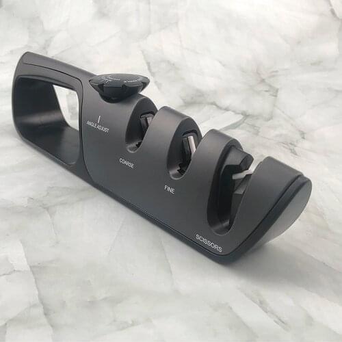 Sharpening tool Kitchen knife sharpening set Carbon steel material Adjustable angle sharpener sharpening 4 in one sharpenerQuick