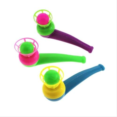 Blow Ball Outdoor Kids Gift Interactive Plastic Color Random Classic Toys