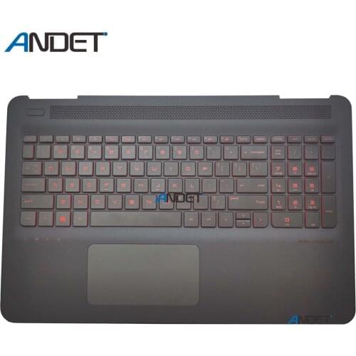 For HP For OMEN 15-AX 15-AX020CA 15-AX100 15-AX200 1 15-AX015TX 016TX 15-AX102TX Palmrest US Keyboard With Backlit 859735-001