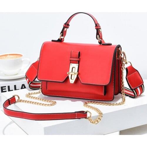 Solid Color Girl Diagonal Small Square Bag Fashion Luxury Womens Handbag Wild Net Red Shoulder Bag High Quality Messenger Bags