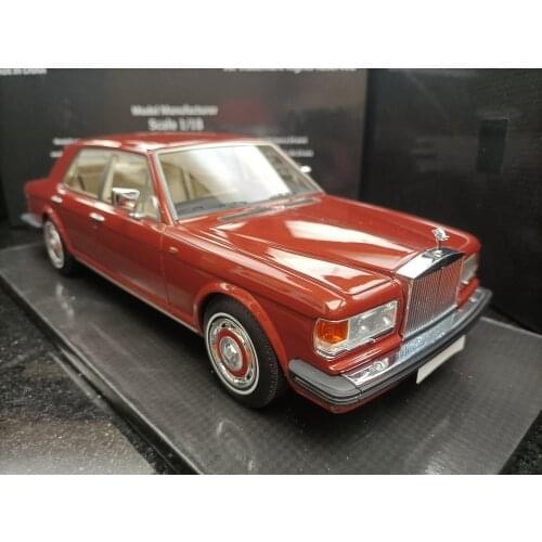 Original factory 1/18 1985 Rolls Royce Silver Spirit Collector Edition Metal Diecast Model Vintage Car Toy Gift
