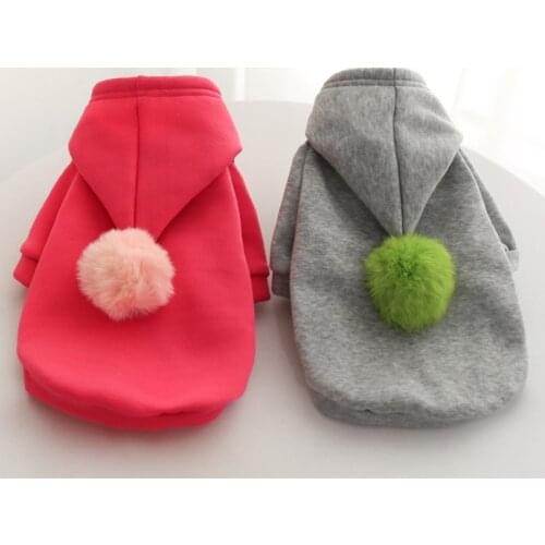 Autumn Winter Pet Dog Clothes Warm Dog Hoodie for Chihuahua French Bulldog Pet Shirt Sweatshirt Jacket For Small Medium Dogs