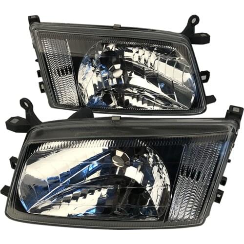 A Pair Car Headlight For Toyota Hiace Regius Headlamps KCH41 KCH46 1997 1998 1999