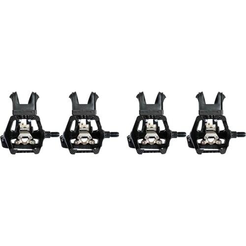 SPD Pedals with Toe Clip Straps for Shimano SPD Pedals Bike Peloton Pedals Indoor Exercise Cycling Pedals