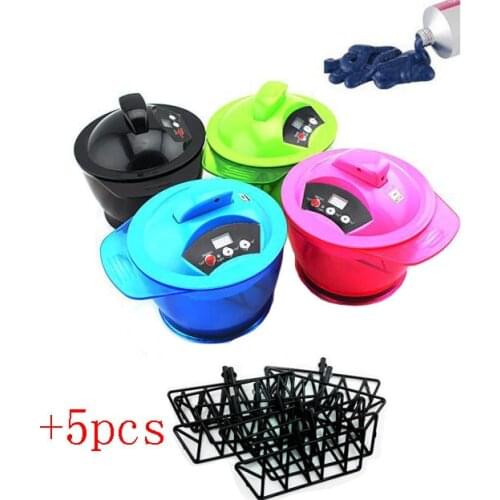 Professional Electric Hair Coloring Bowl Automatic Hair Cream Mixer For Salon Hair Electric Color Mixing Tool Hair Dyeing Shaker