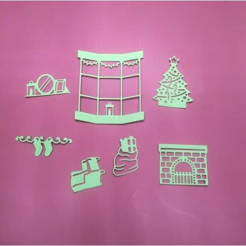 Christmas preparation Metal Cutting Dies for DIY Scrapbooking Album Paper Cards Decorative Crafts Embossing Die Cuts