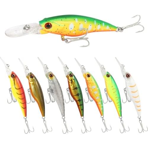 1pcs Minnow Fishing Lures 8.5cm 5.1g bass Trolling Artificial hard bait Crankbait Wobblers 3D eyes for fishing Carp Fishing