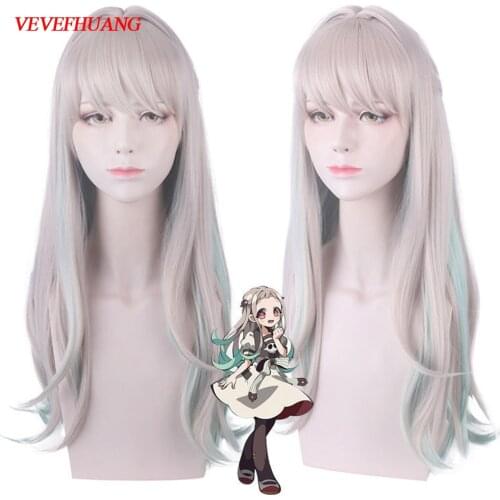 VEVEFHUANG Kосплей Fashion Anime Toilet-Bound Hanako-Kun Cosplay парик аниме Wigs Nene Yashiro Synthetic Hair Halloween Costume