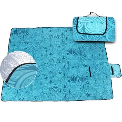 2x1.5mWaterproof Folding Picnic Mat Outdoor Camping Beach Moisture-proof Blanket Portable Camping Mat Hiking Beach Padd