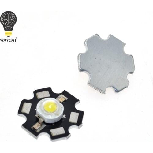 WAVGAT 10PCS Real Original Epistar Chip 3W CW WW LED Bulb Diodes Lamp 220lm-240lm White LED Bulbs Light 20MM 700MA 3.2-3.4V