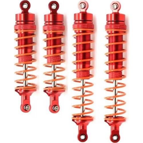 4pcs short card adjustable modified front and rear shock absorbers, including oil leakage proof design bold for slash 4x4 RC car