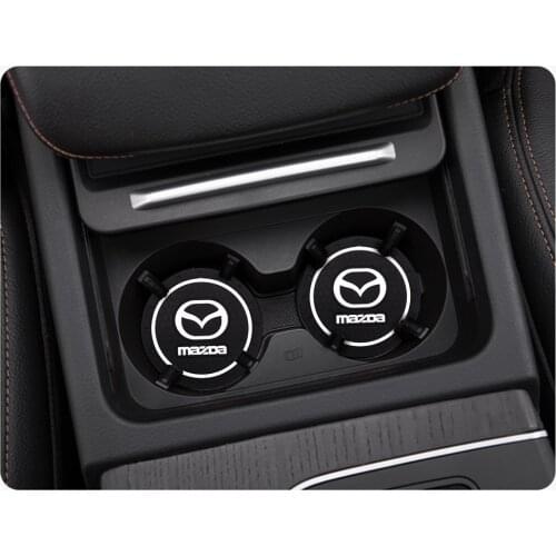 Car Water Cup Anti-Slip Pad Bottle Holder Mat Car Styling For Mazda 3 6 cx-5 2 cx7 323 cx3 Interior Accessories Car Styling