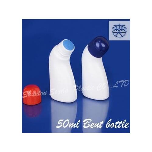 Free Shipping! 20PCS/LOT plastic sponge applicator bottle, 50ml sponge top applicator, plastic bottle with sponge applicator top