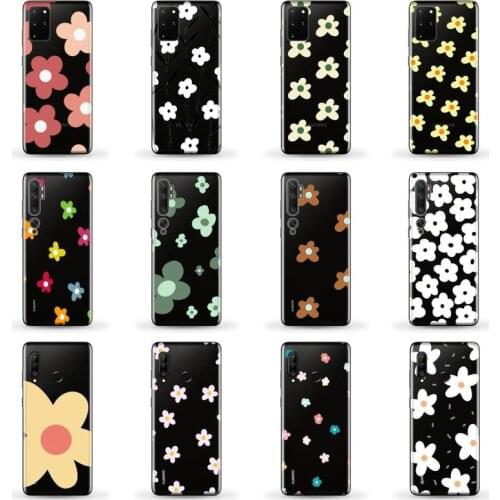 Flower painting Phone Case for SAMSUNG A51 52 50 71 31 21 S 21 ultra 20 fe plus XIAOMI redmi note 10 8 9 pro HUAWEI P 30 40 lite