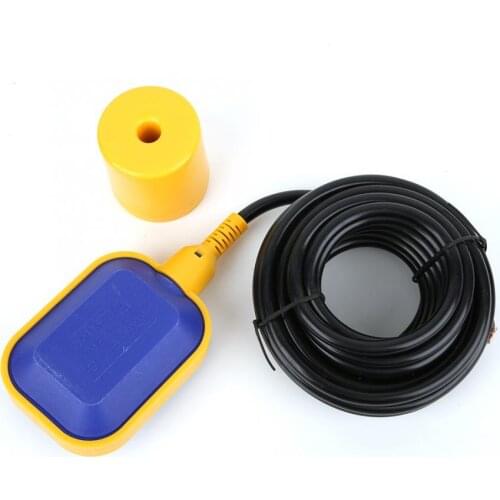 5pcs Level Sensor 0-250V Float Switch Liquid Level Sensor Water Feed Drainage Auto Controller 6M Cable KEY-6