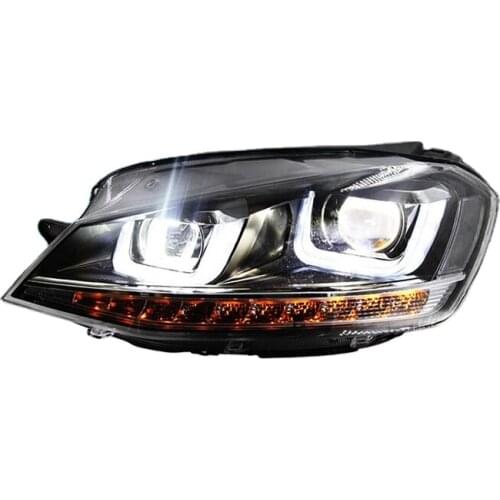 Goodmolds china car accessories wholesales manufacturer led car light 2014-2017 headlamps for vw golf7