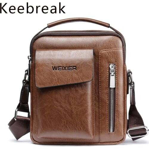 High Quality Leather Men Shoulder Bags Husband Small Handbag Crossbody Electrician Bag Side Cross Body Bag Pouch for man Bolsas