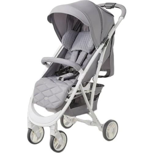 Lightweight baby stroller with one button folding high landscape can sit reclining stroller one button brake baby stroller