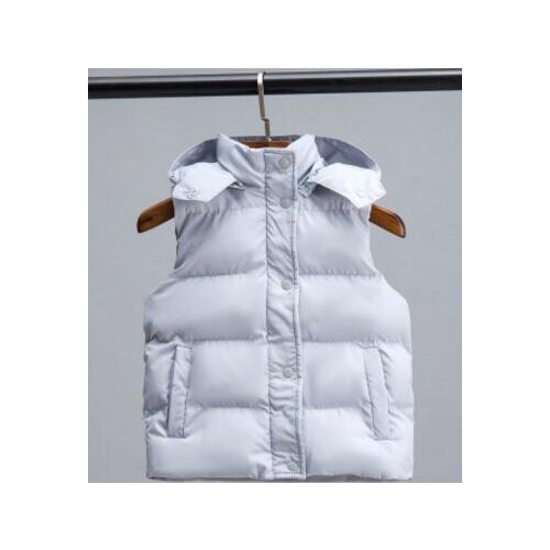 New 2018 spring autumn kids vest for girls clothes jackets for children winter cotton vest baby cute hooded warm waistcoat