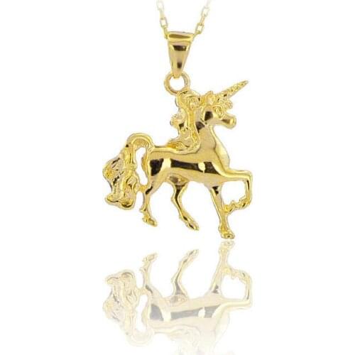 Unicorn Necklace 925 Sterling Silver Unicorn Lover Necklace