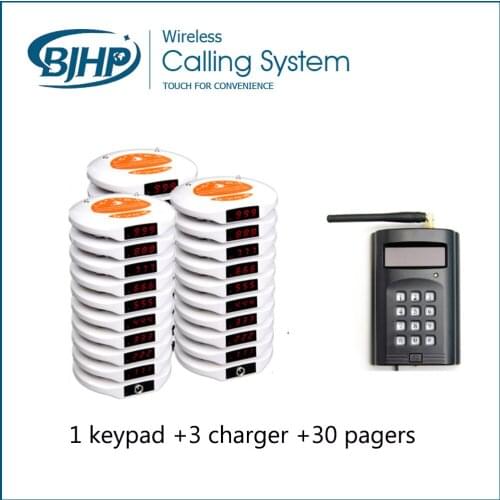 Restaurant pager CTP910(1 keypad with 30 pagers)