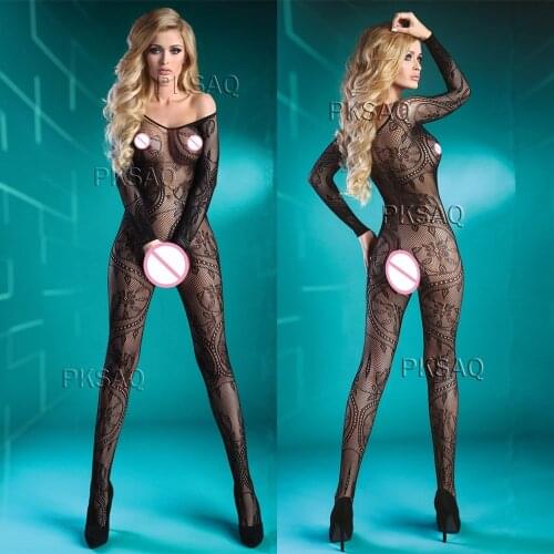 Sexy Open Crotch bodystocking Erotic Lingerie babydoll porno catsuit Fishnet body stocking underwear Bodysuit lenceria mujer 389