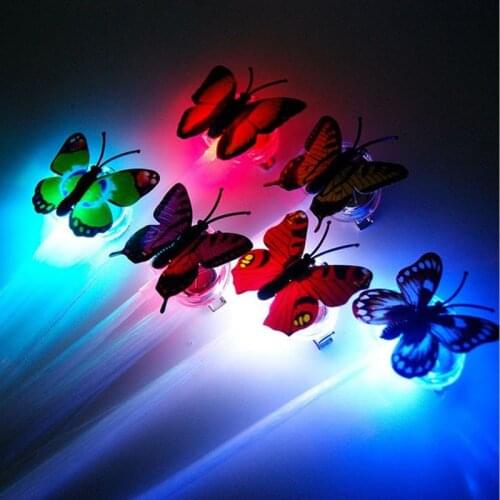 Hair LED Braids Colorful Glowing Braids Butterfly Flash Fiber Braids Women Hair Accessories Braid Luminous Hair Extensions Wig